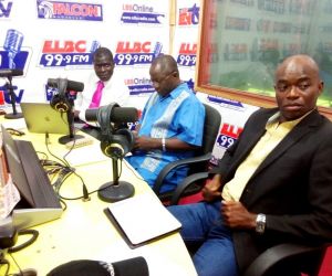 commissioner kula jackson senator george tengbeh in studio