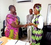 grand bassa county registrar receives her letter of transfer