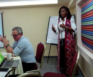 lla commissioner ellen pratt speaking during the coordination meeting