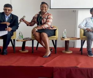 panel discussion at the land policy conference