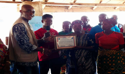 LLA certificates three communities in Bong County