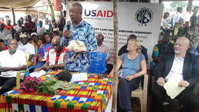LLA Issued Statutory Deed To Fesibu Community In Lofa County