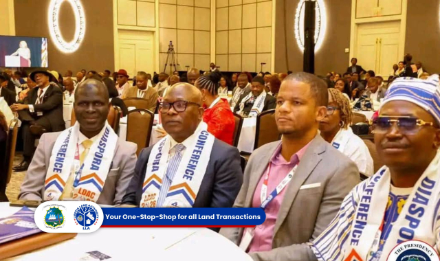 LLA Chairman highlights ADR as alternative for resolving land cases during Presidential Town Hall in Maryland, USA