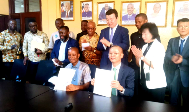 Liberia Land Authority and South Korean Partners Signed Landmark MOU to Develop Liberia Land Information System